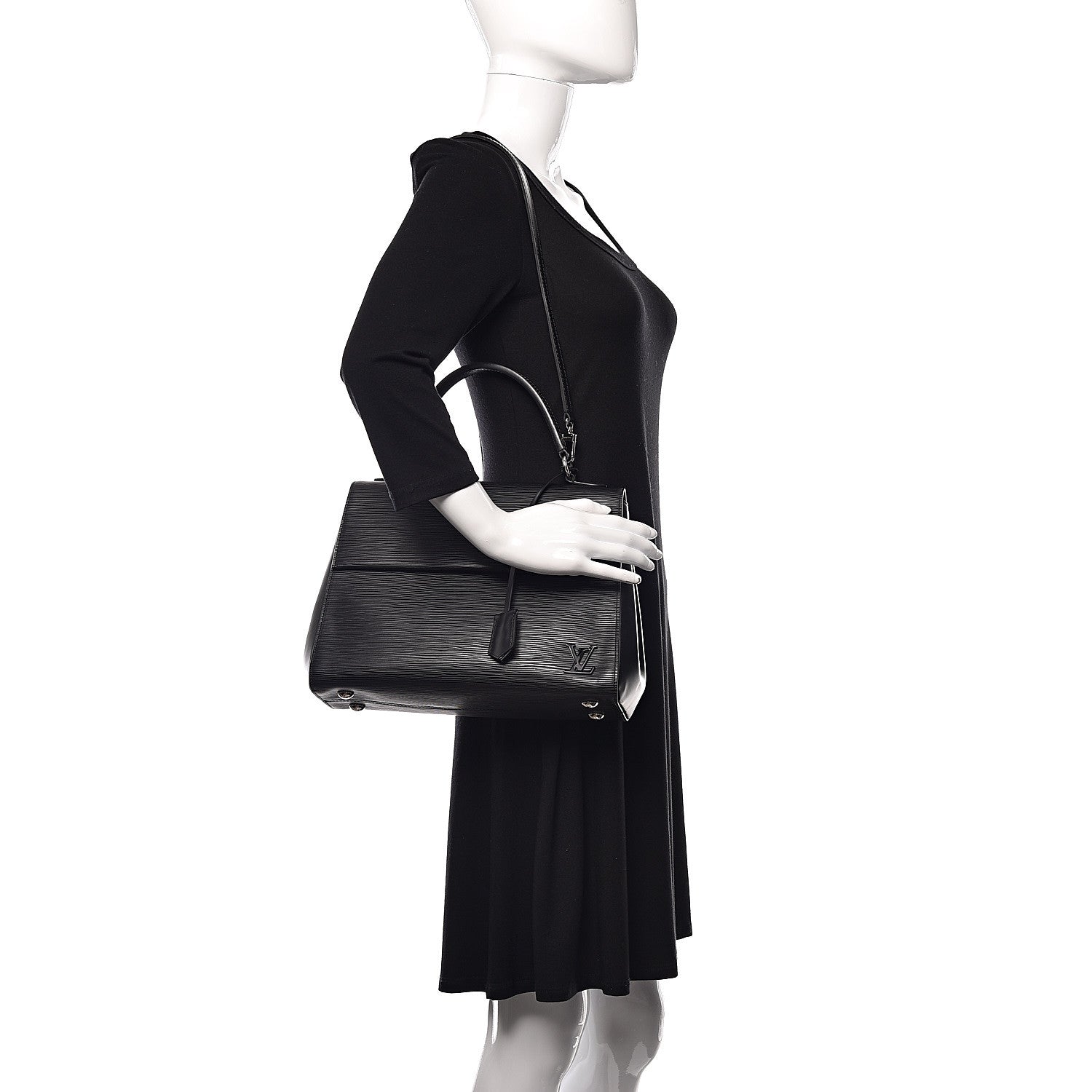 Louis Vuitton Epi Cluny BB Black 2 of 10