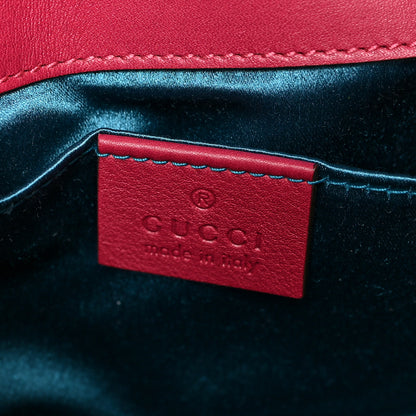 Gucci Velvet Matelasse Mini GG Marmont Shoulder Bag Light Raspberry Rose 6 of 10