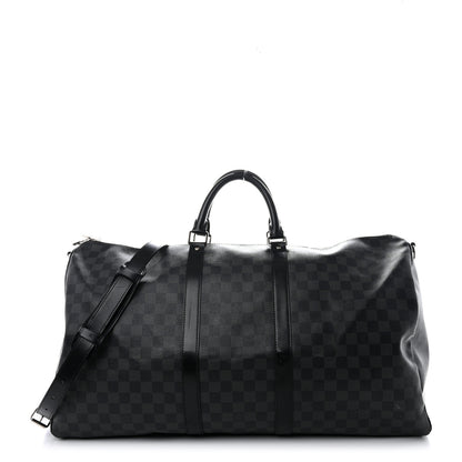 Louis Vuitton Damier Graphite Keepall Bandouliere 55 1 of 11