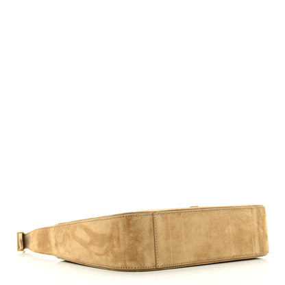 Saint Laurent Suede Calfskin Le 5 A 7 Hobo Beige 4 of 13