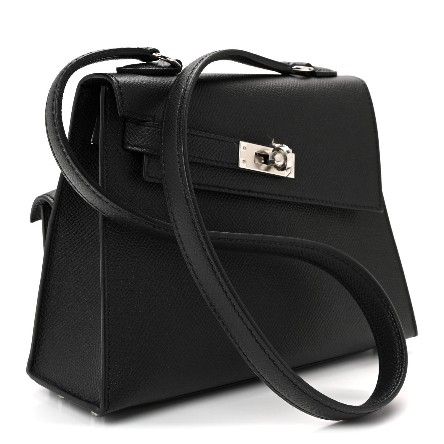 Hermes Epsom Kelly En Desordre Sellier 20 Black 2 of 11