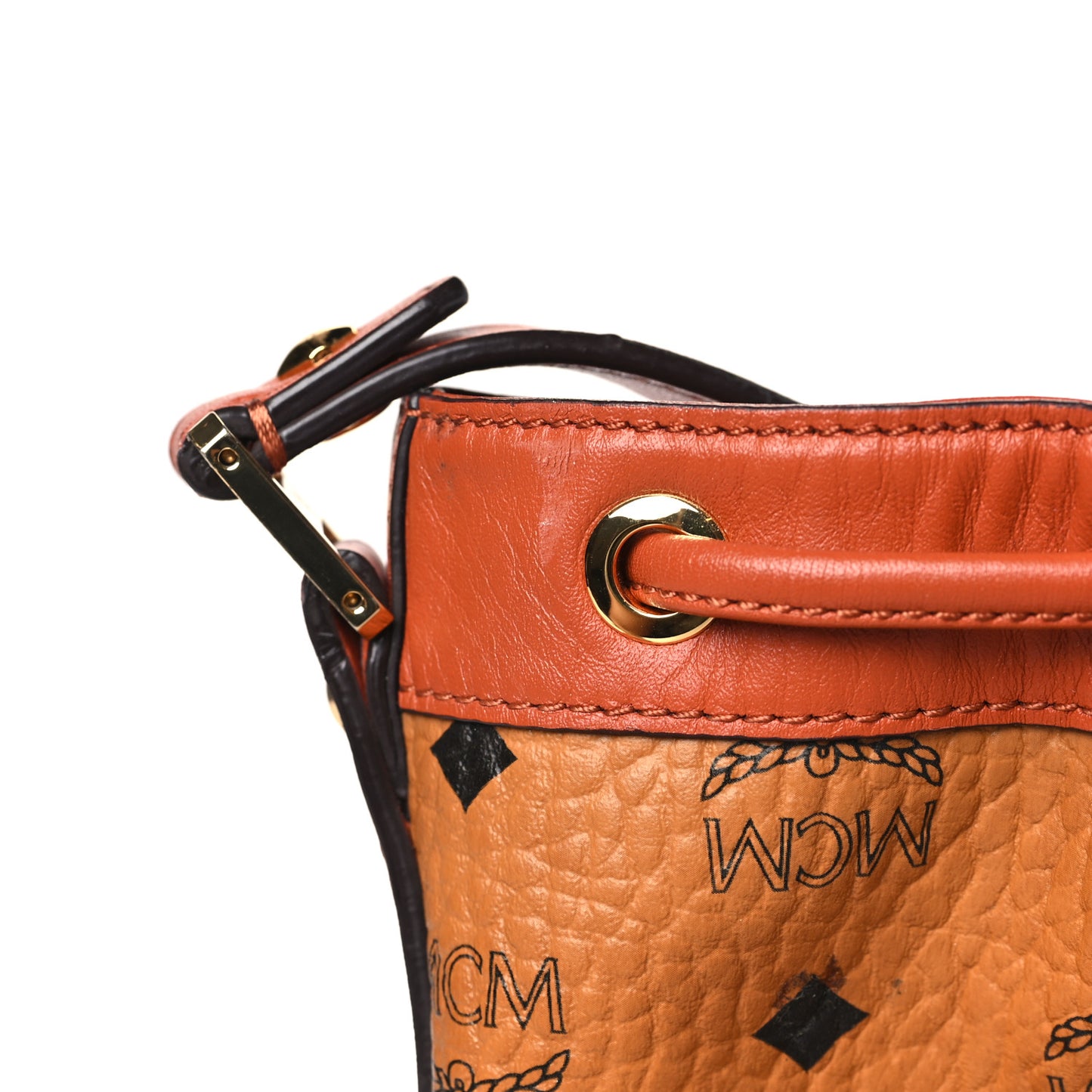 Visetos Drawstring Bucket Bag Brown