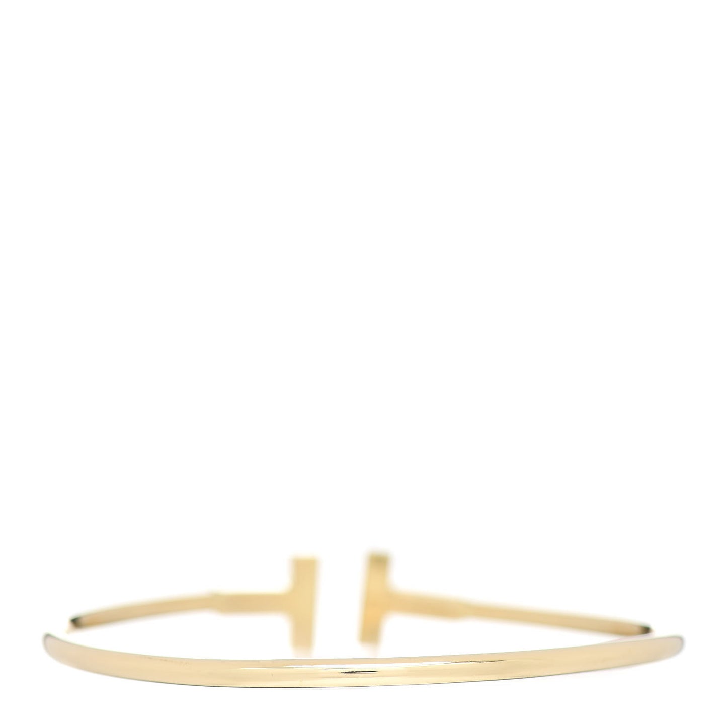 18K Yellow Gold T Wire Bracelet