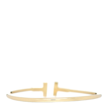 Tiffany 18K Yellow Gold T Wire Bracelet 2 of 4
