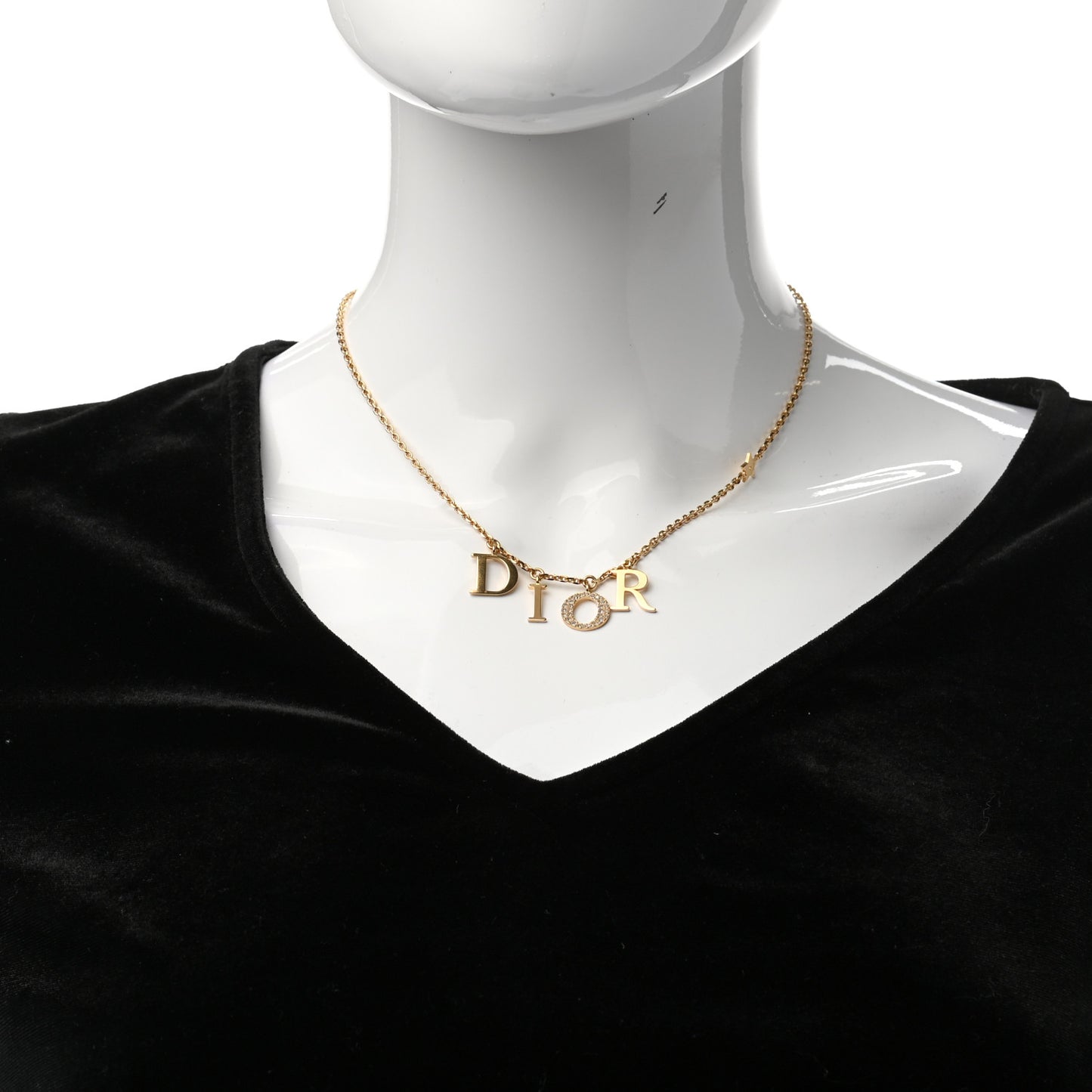 Crystal Dio(r)evolution Necklace Gold