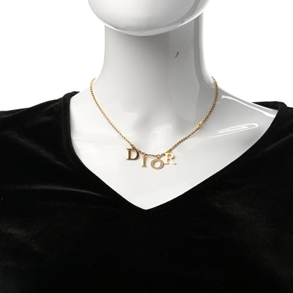 Christian Dior Crystal Dio(r)evolution Necklace Gold 2 of 5