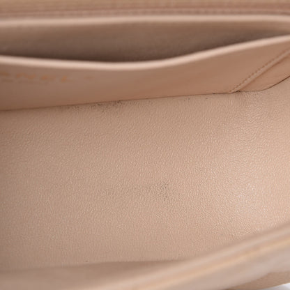 Chanel Pearly Caviar Quilted Mini Rectangular Flap Beige 10 of 11