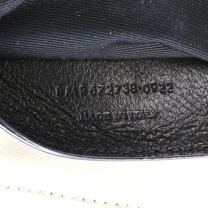 Saint Laurent Lambskin Quilted Monogram Mini Nolita Blanc Vintage 7 of 11