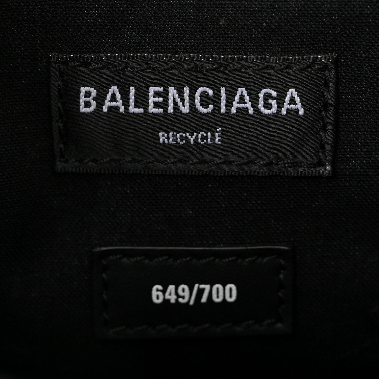 Balenciaga Denim Patchwork Small Hourglass Top Handle Bag Washed Blue 6 of 9