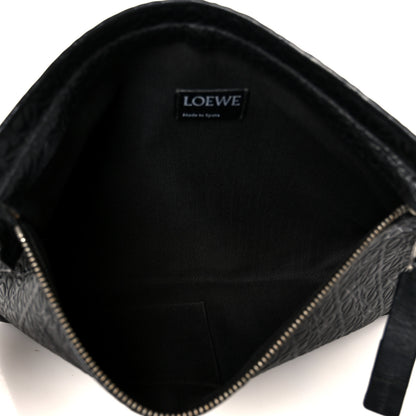 Loewe Calfskin Embossed Repeat T Pouch Black 5 of 8