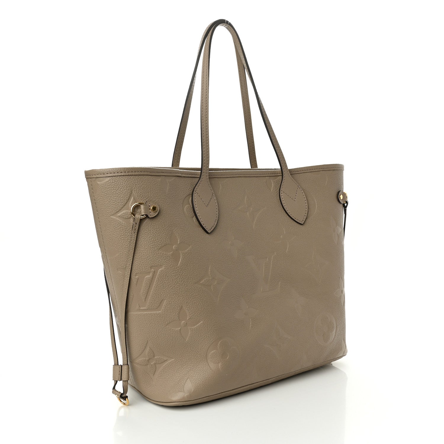 Louis Vuitton Empreinte Monogram Giant Neverfull MM Tourterelle 3 of 10
