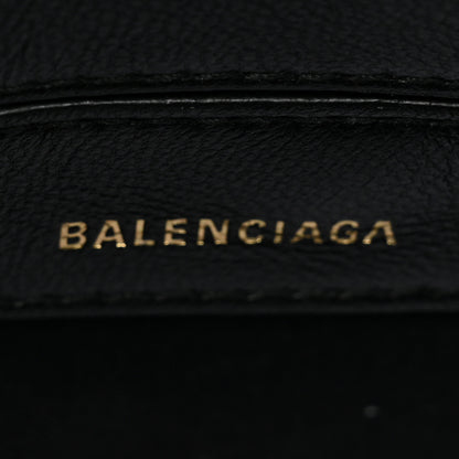 Balenciaga Calfskin Crocodile Embossed XXS Ville Top Handle Bag White Black 6 of 12