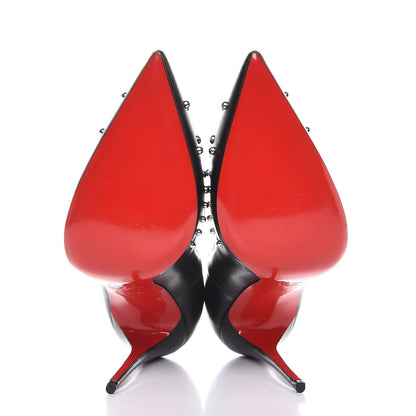 Christian Louboutin Kid Door Knock 120 Pumps 38.5 Black 5 of 7