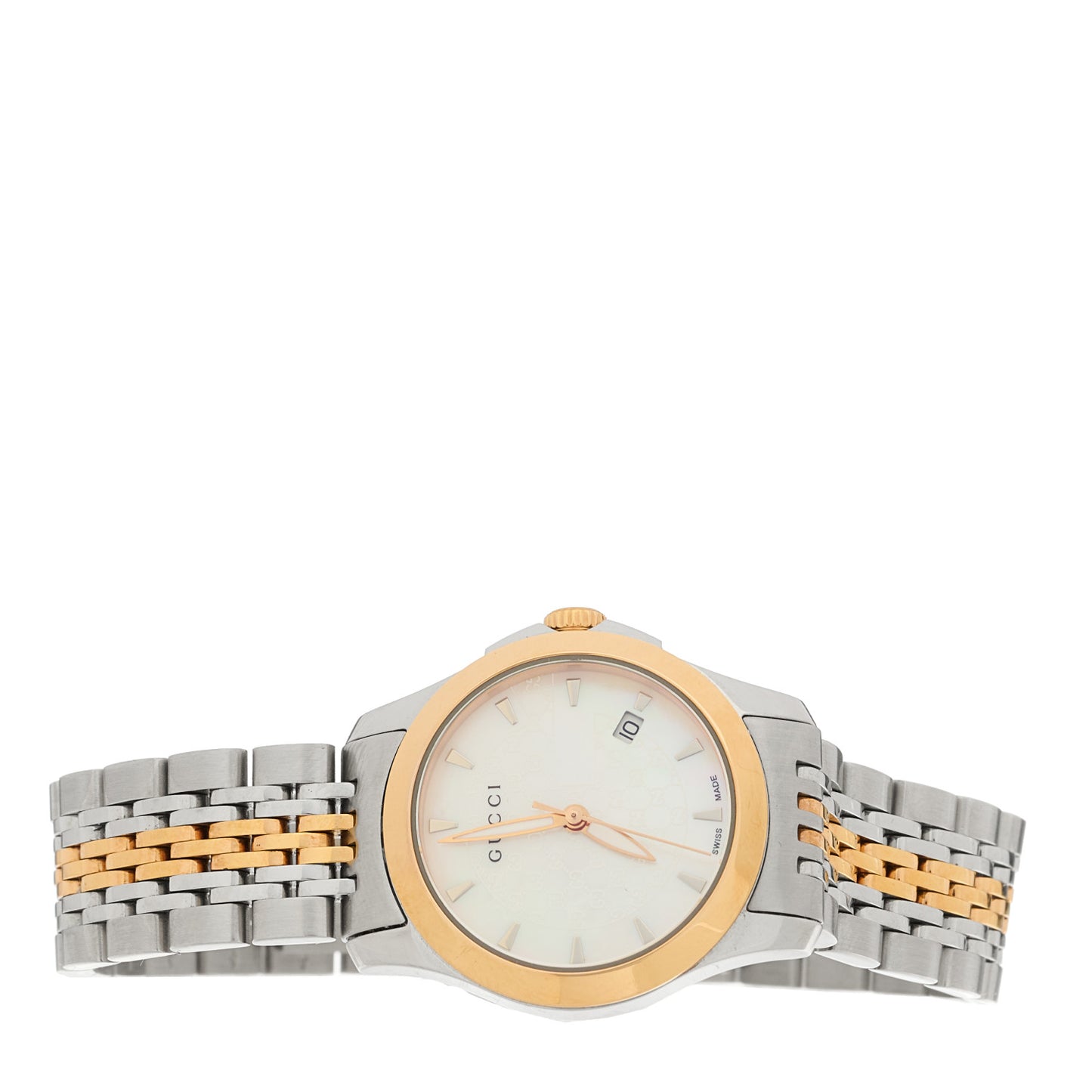 Stainless Steel Mother of Pearl 27mm G-Timeless Two Tone Quartz Watch
