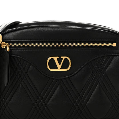 Valentino Garavani Nappa Medium Quiltie 67 Shoulder Bag Black 7 of 9