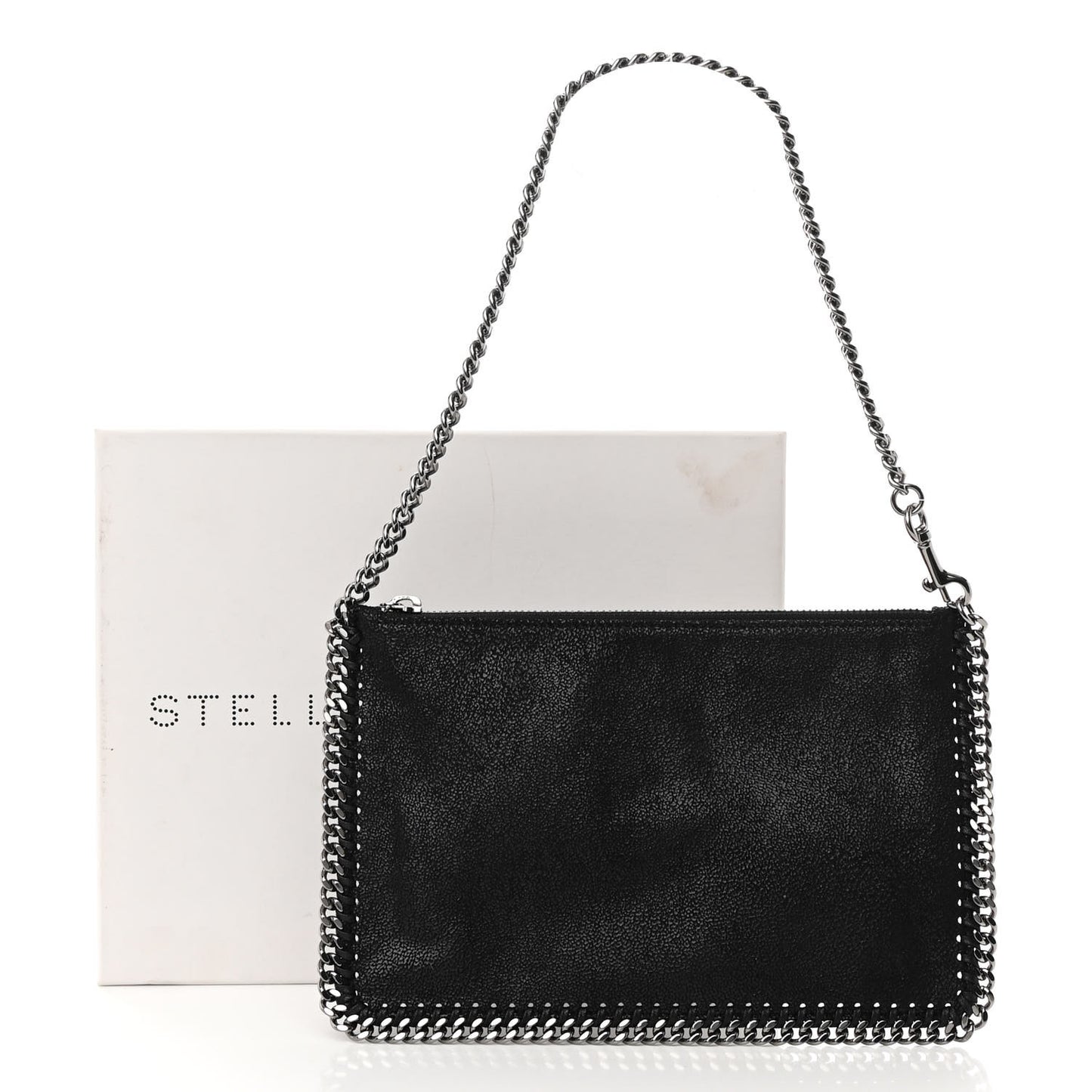 Shaggy Deer Falabella Clutch Black