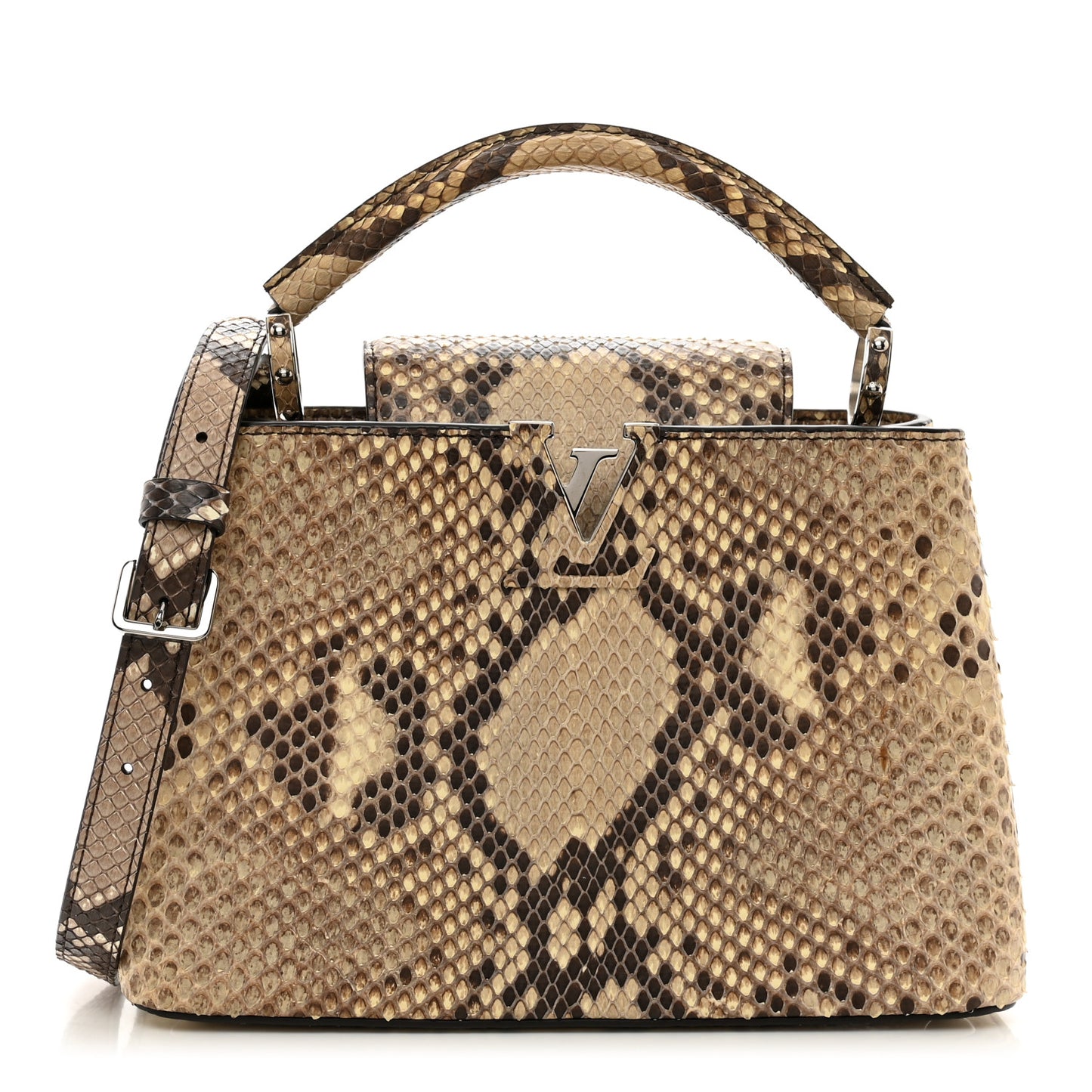 Snakeskin Capucines BB Naturel