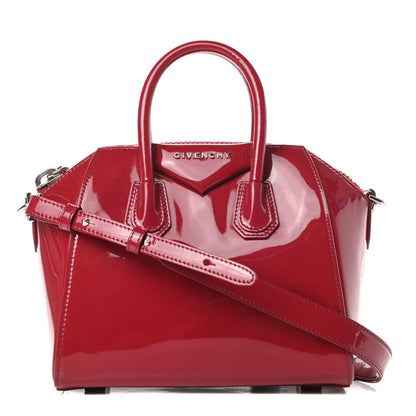Givenchy Patent Calfskin Mini Antigona Red 1 of 11