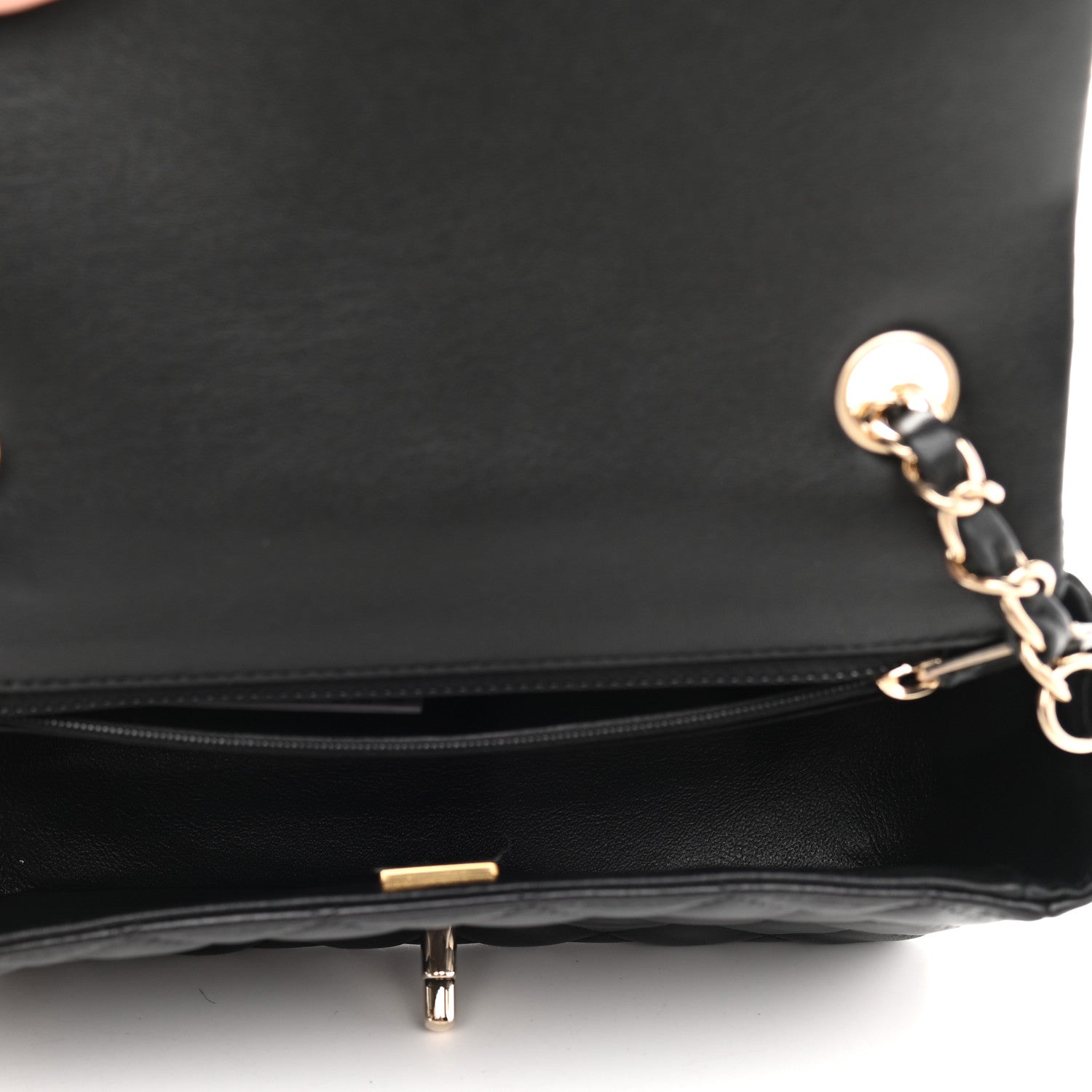 Chanel Lambskin Quilted Mini Rectangular Flap Black 5 of 9