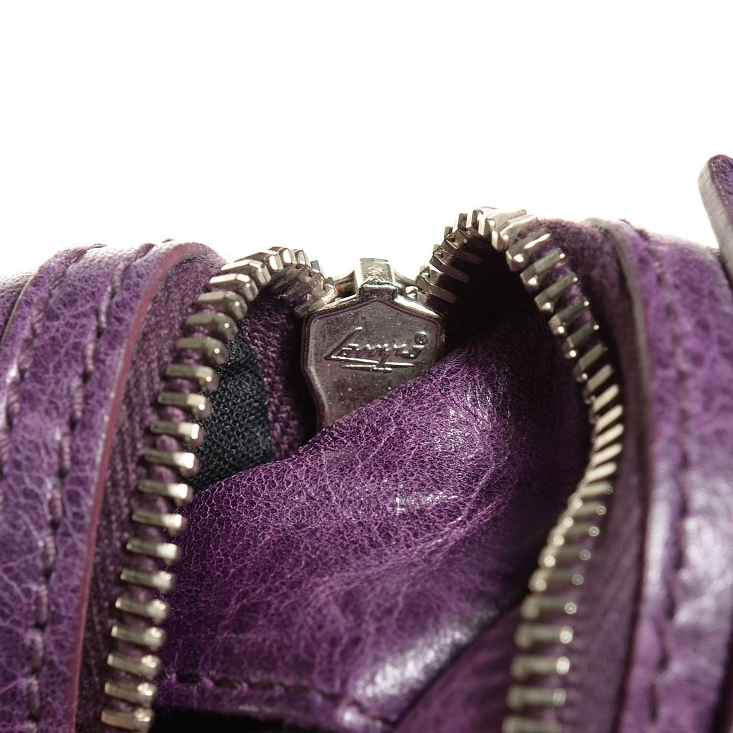 Agneau Giant 21 Silver Hardware Envelope Clutch Raisin