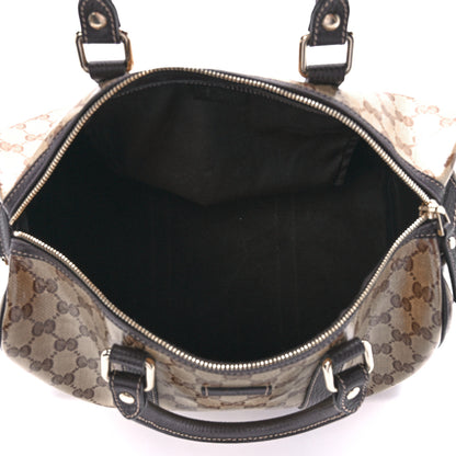 Gucci Crystal Monogram Medium Joy Boston Dark Brown 5 of 12
