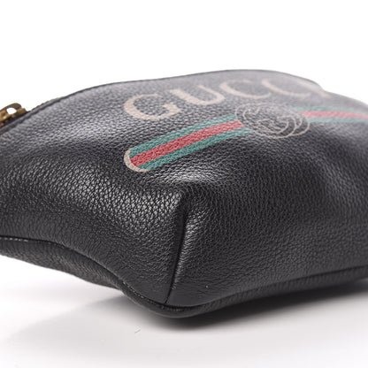Gucci Grained Calfskin Small Logo Belt Bag Black 8 of 11