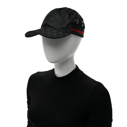 Gucci Monogram Web 500 by Gucci Baseball Hat XL Black 2 of 8