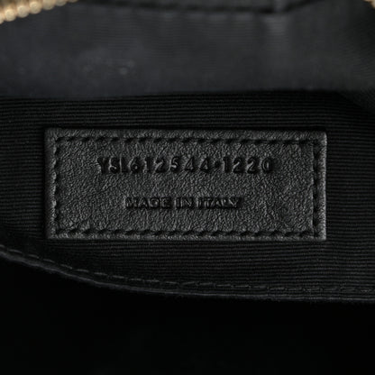 Saint Laurent Calfskin Matelasse Monogram Lou Camera Bag Black 7 of 10