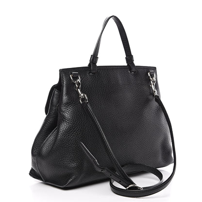 Gucci Cellarius Calfskin Medium Bamboo Daily Top Handle Bag Black 2 of 15