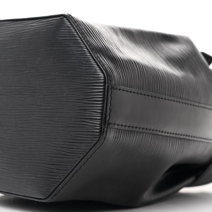 Louis Vuitton Epi Sac D'Epaule Black 9 of 10