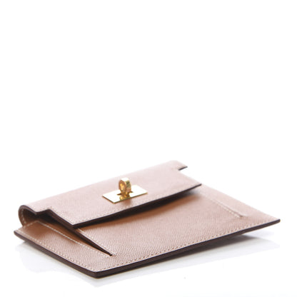 Hermes Epsom Kelly Pocket Compact Wallet Gold 4 of 8