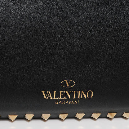 Valentino Garavani Vitello Medium Rockstud Tote Black 5 of 8