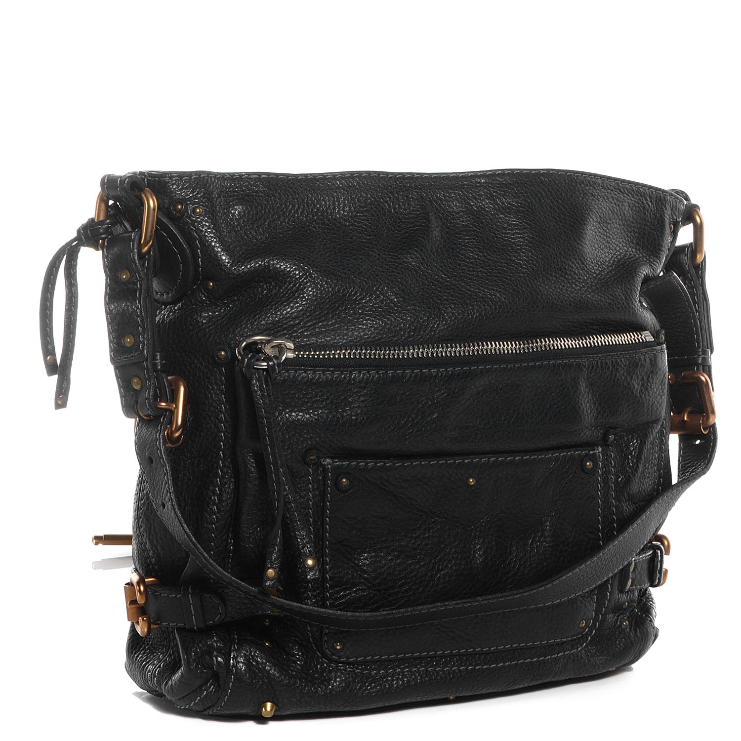 Chloe Leather Large Paddington Shoulder Bag Black 4 of 11
