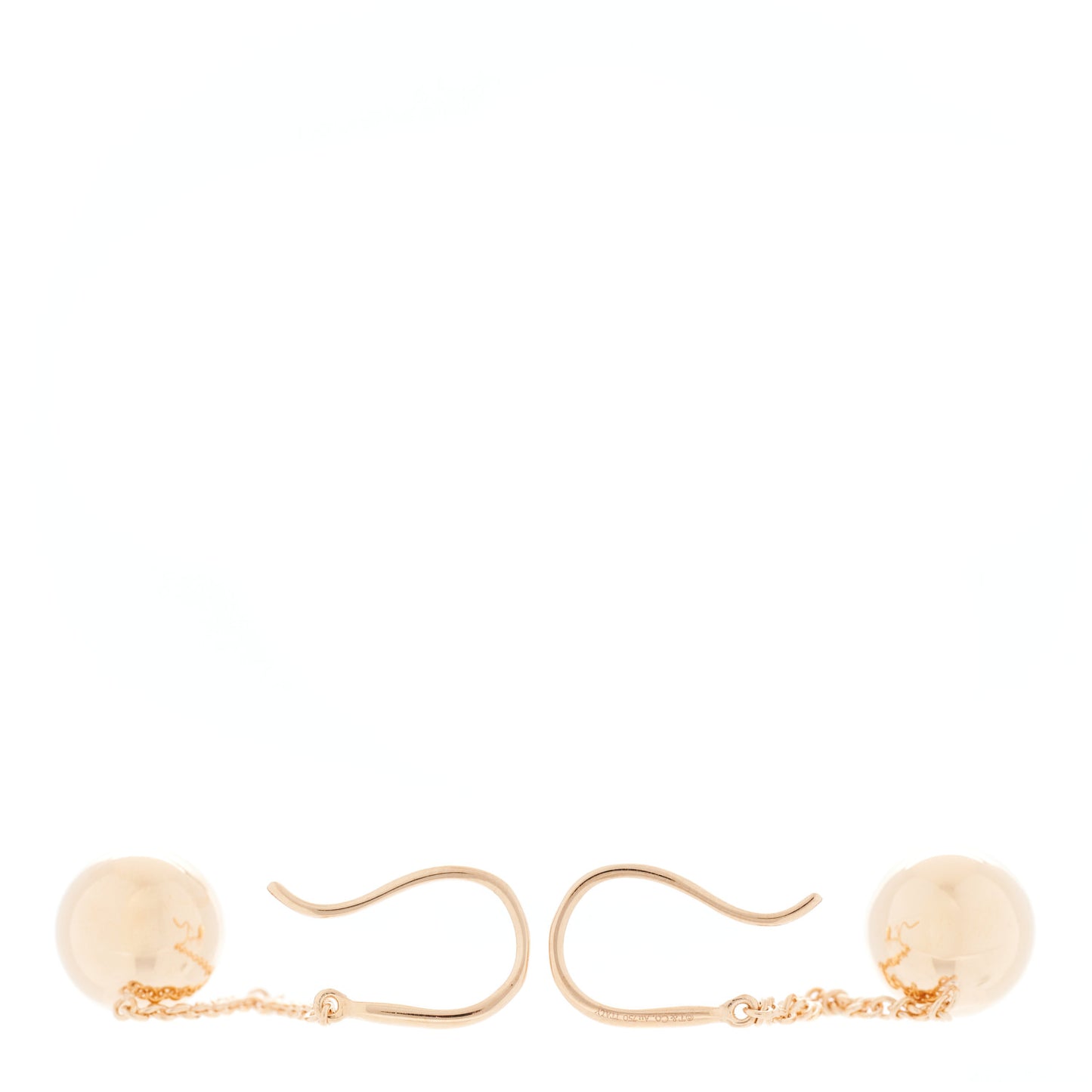 18K Rose Gold 10mm HardWear Ball Hook Drop Earrings