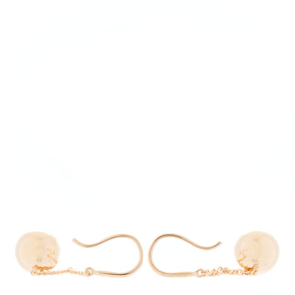Tiffany 18K Rose Gold 10mm HardWear Ball Hook Drop Earrings 3 of 5