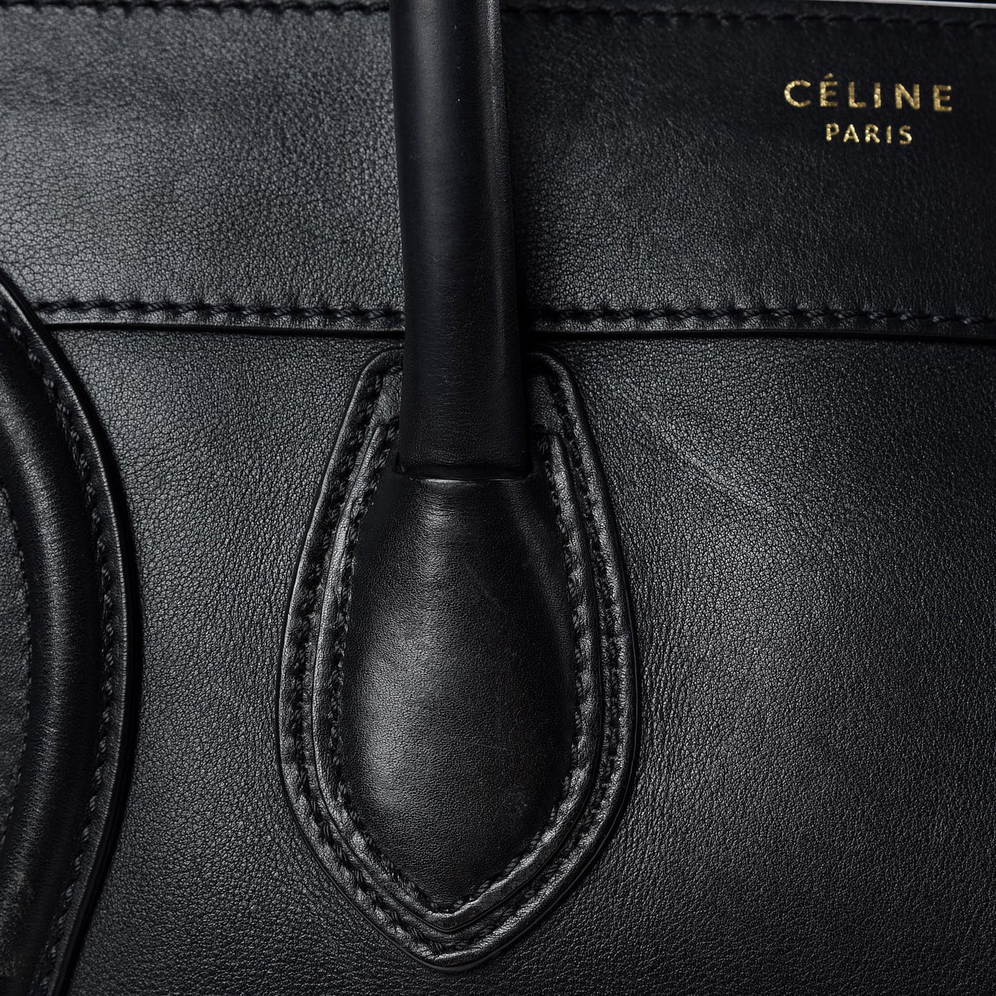 Smooth Calfskin Mini Luggage Black