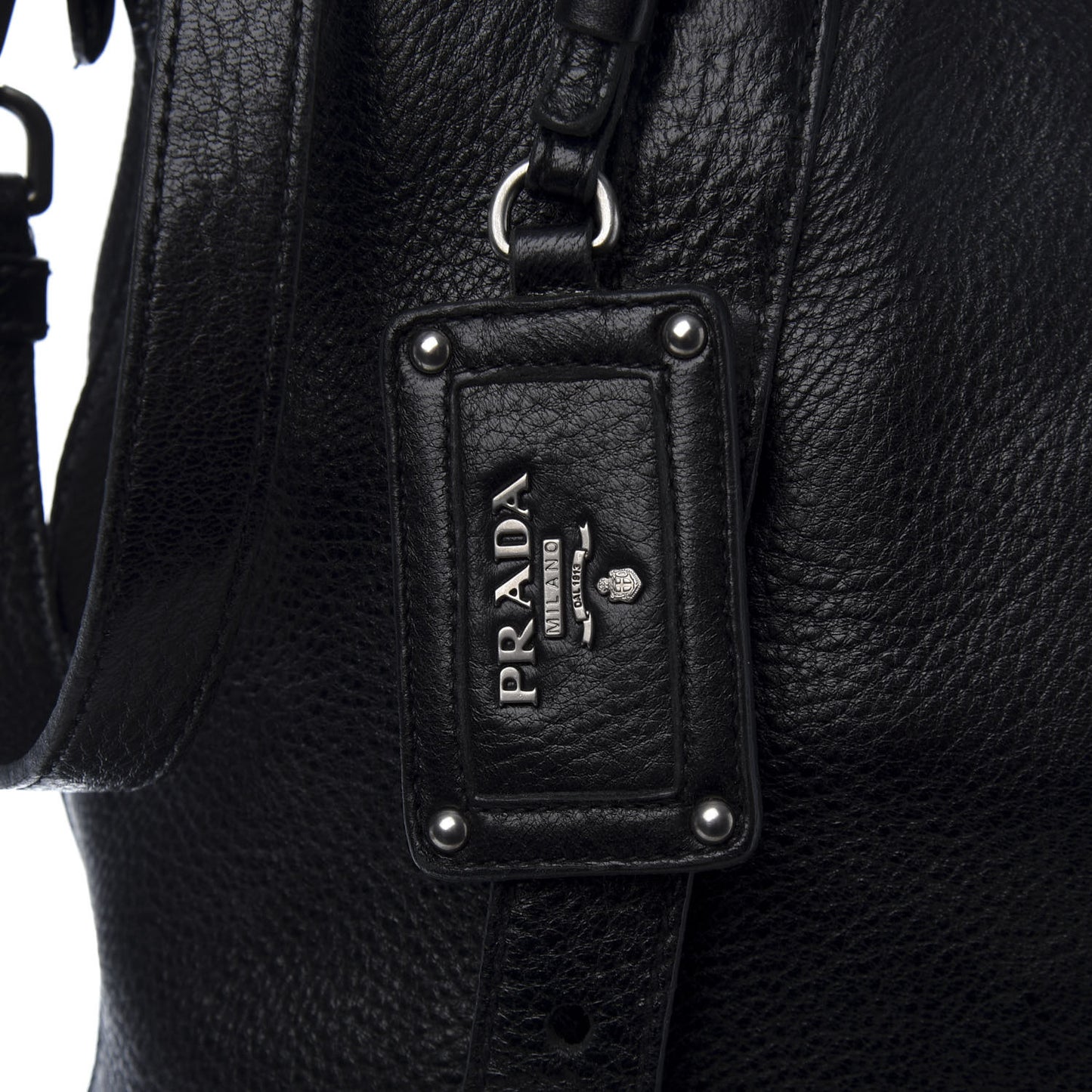 Vitello Daino Tote Black
