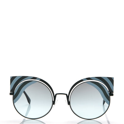 Fendi Hypnoshine Sunglasses FF 0215/S Matte Blue Green 4 of 8