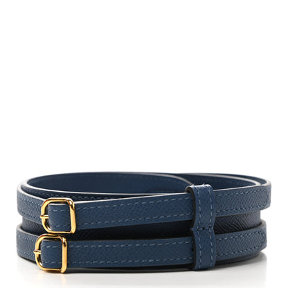 Hermes Epsom 35mm Harnachement Shoulder Strap Deep Blue 2 of 9