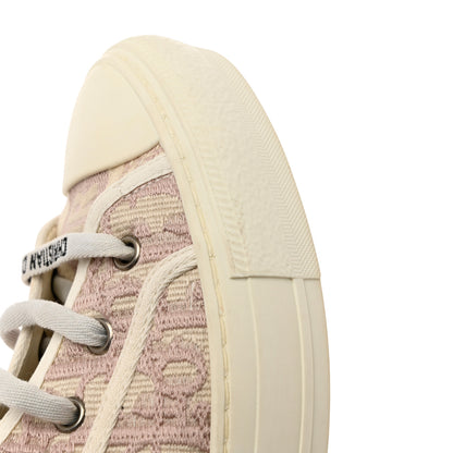 Christian Dior Canvas Oblique Walk'N'Dior Low Top Sneakers 39 Powder Nude 9 of 10