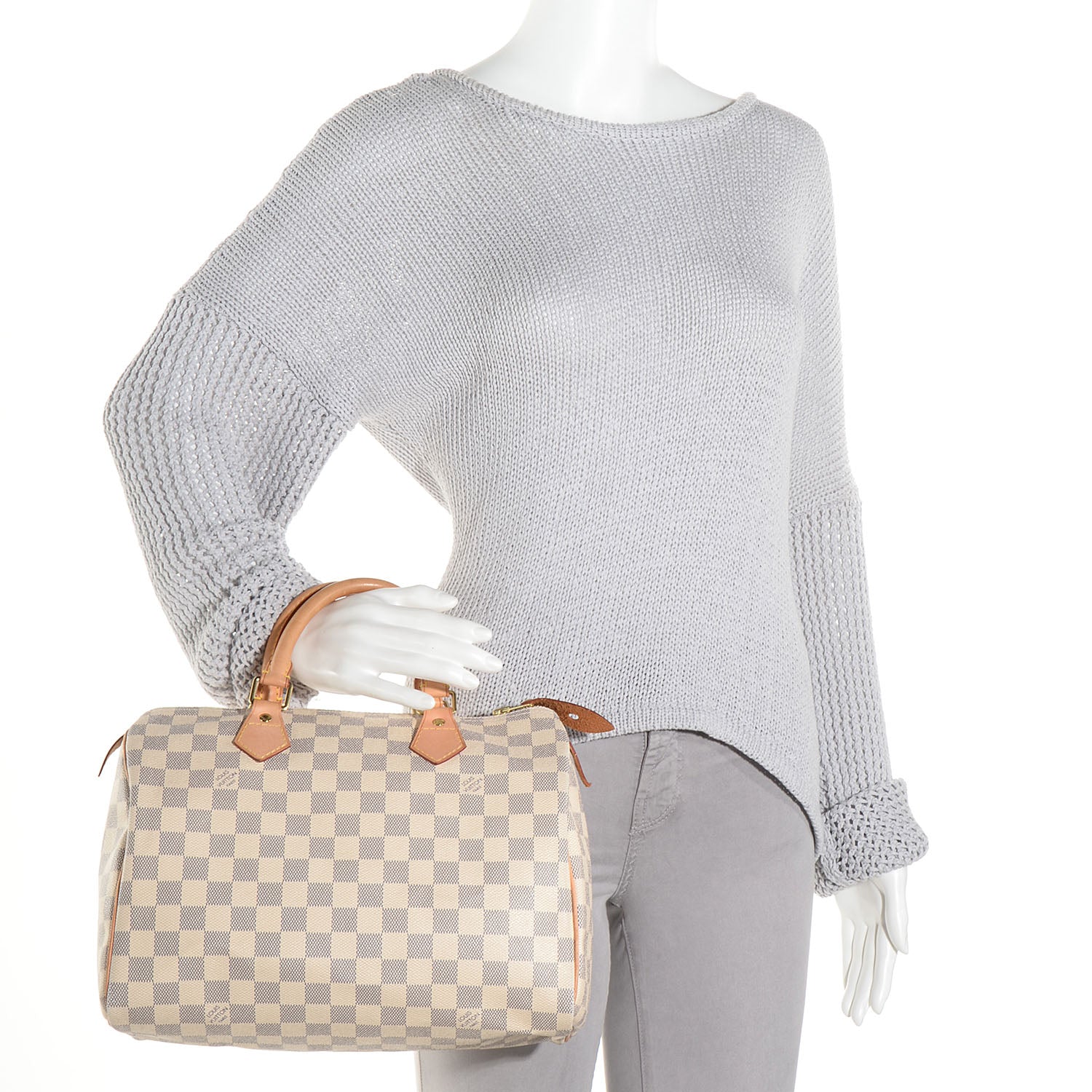 Louis Vuitton Damier Azur Speedy 30 2 of 7
