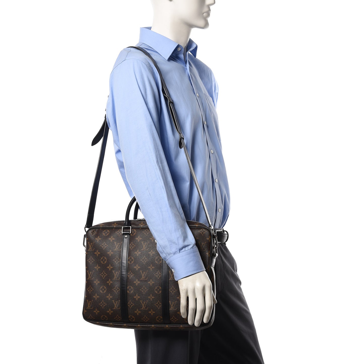 Monogram Macassar Porte-Documents Voyage PM