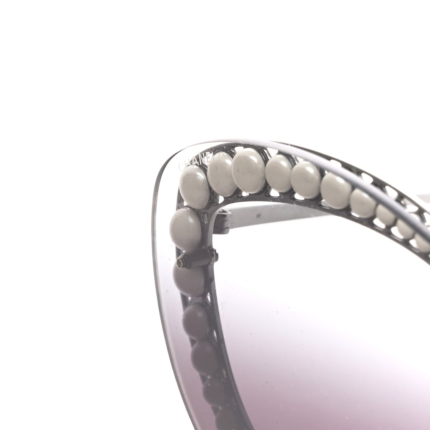 Acetate Metal Pearl Butterfly Sunglasses 4236-H Grey