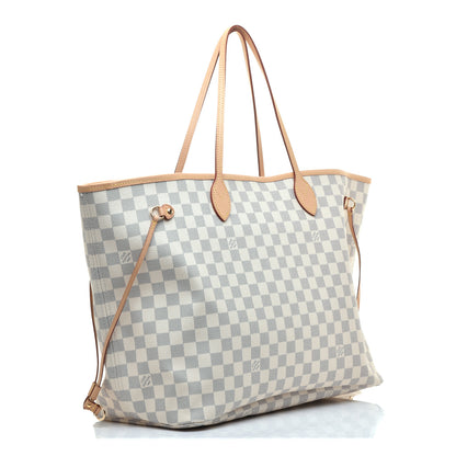 Louis Vuitton Damier Azur Neo Neverfull GM Rose Ballerine 3 of 9