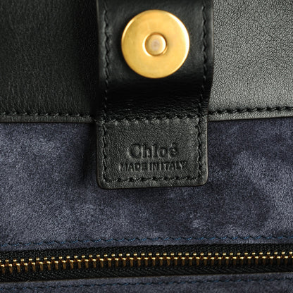 Chloe Smooth Calfskin Medium Milo Shopping Tote Black 6 of 8
