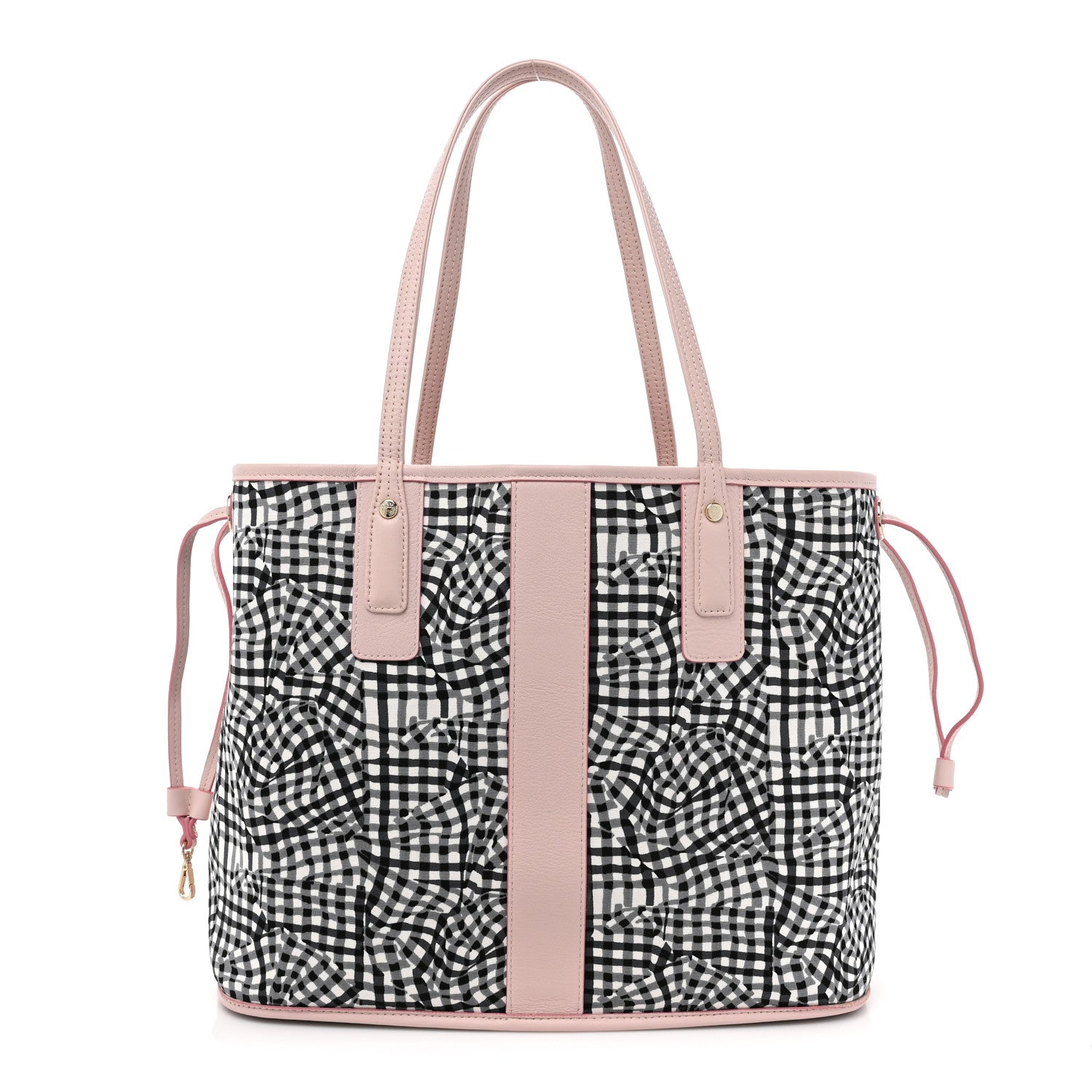 MCM Visetos Medium Liz Reversible Shopper Tote Powder Pink 3 of 16