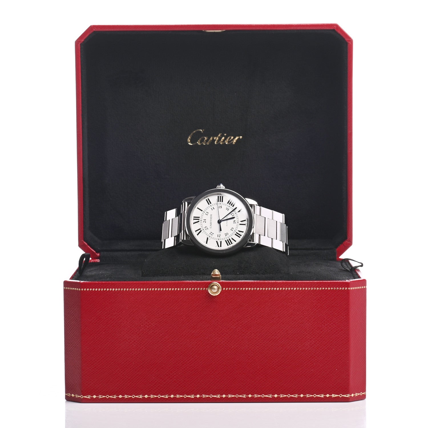 Cartier Stainless Steel 36mm Ronde Solo Automatic Watch 6 of 6