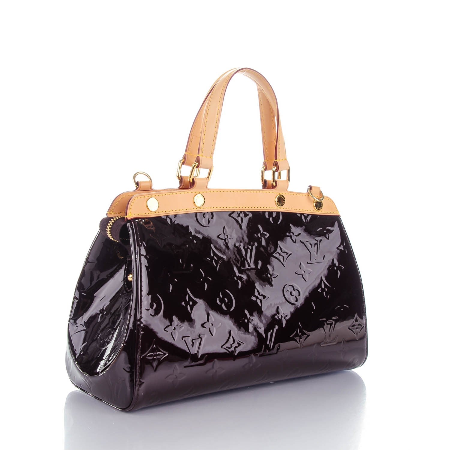 Louis Vuitton Vernis Brea PM Amarante 3 of 7