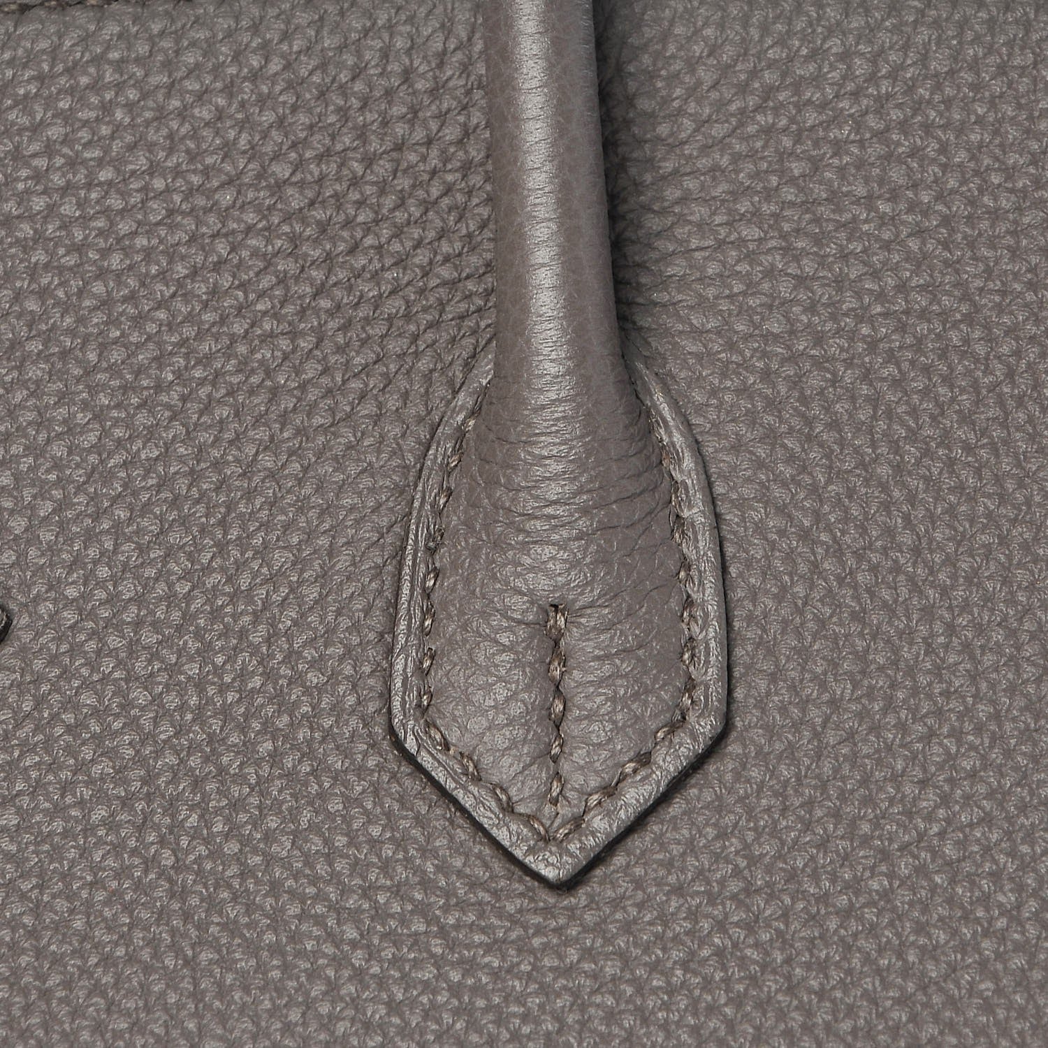Hermes Togo Birkin 25 Etain 29 of 34