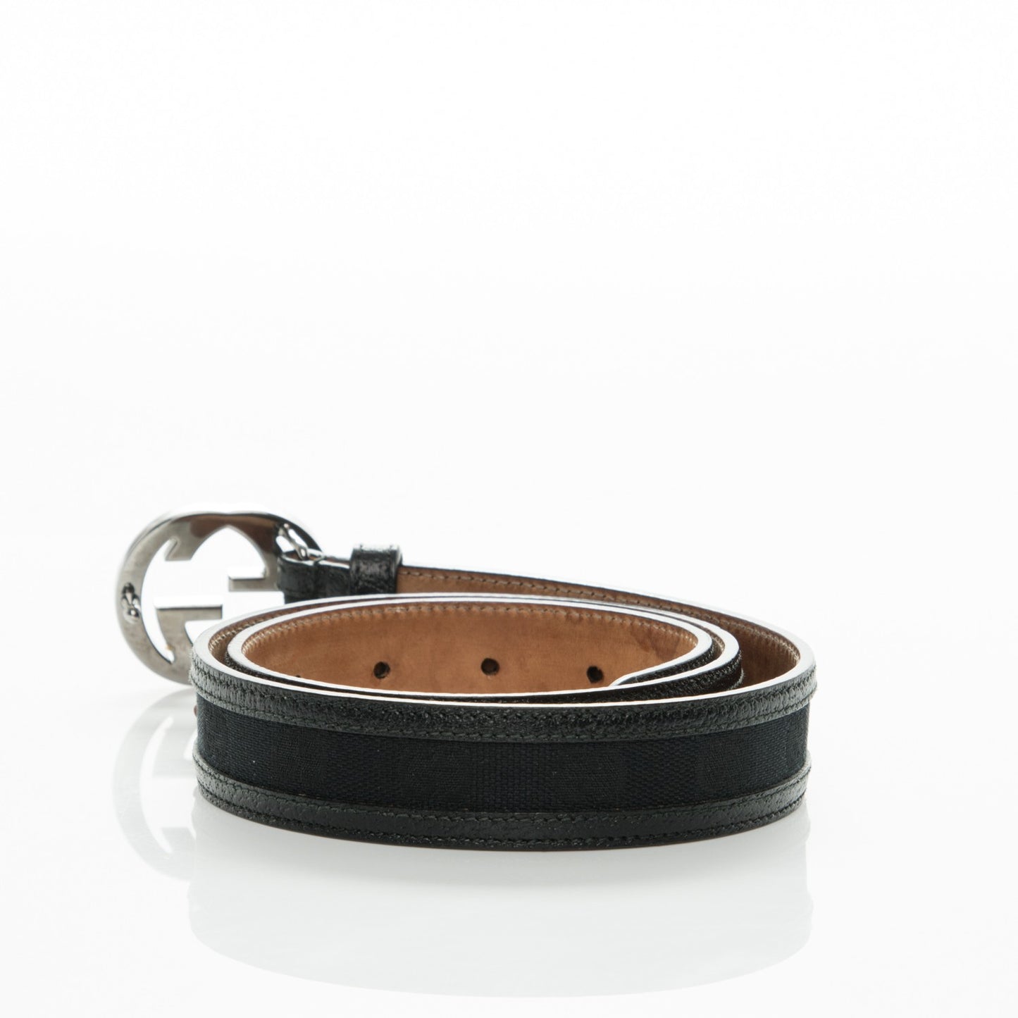 Monogram Interlocking G Belt 80 32 Black